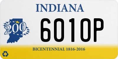 IN license plate 601OP