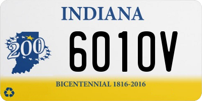 IN license plate 601OV