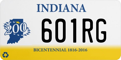 IN license plate 601RG