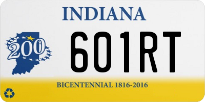 IN license plate 601RT