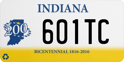 IN license plate 601TC