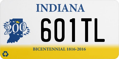 IN license plate 601TL