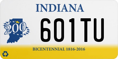 IN license plate 601TU