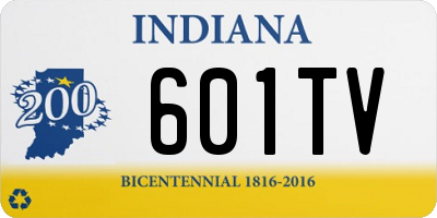 IN license plate 601TV