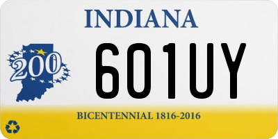 IN license plate 601UY