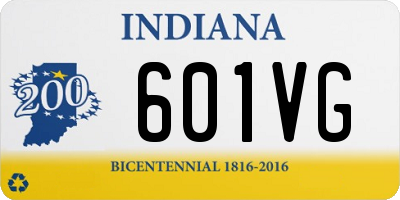 IN license plate 601VG