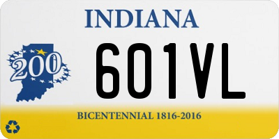 IN license plate 601VL