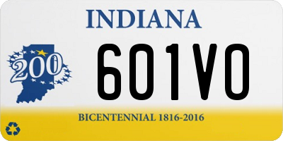 IN license plate 601VO