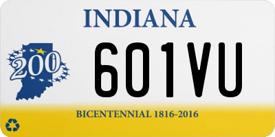 IN license plate 601VU