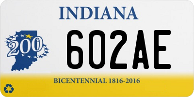 IN license plate 602AE