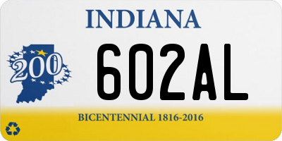 IN license plate 602AL