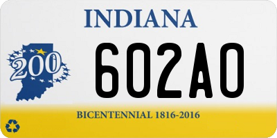 IN license plate 602AO