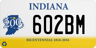 IN license plate 602BM