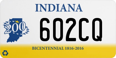 IN license plate 602CQ