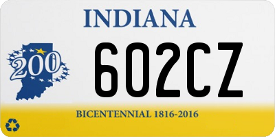 IN license plate 602CZ