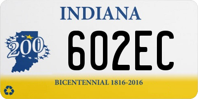 IN license plate 602EC