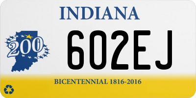 IN license plate 602EJ