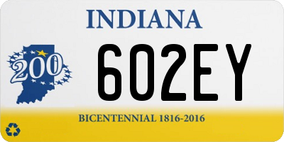 IN license plate 602EY