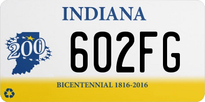 IN license plate 602FG