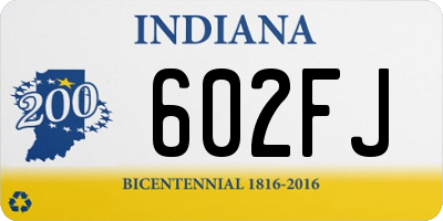 IN license plate 602FJ