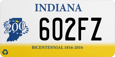 IN license plate 602FZ