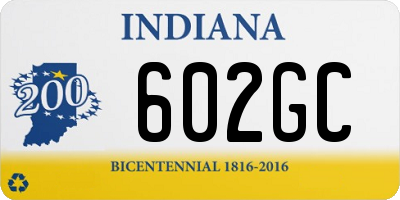 IN license plate 602GC