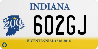 IN license plate 602GJ