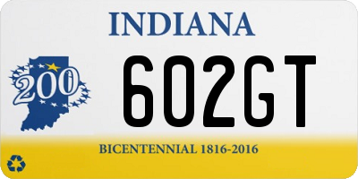 IN license plate 602GT