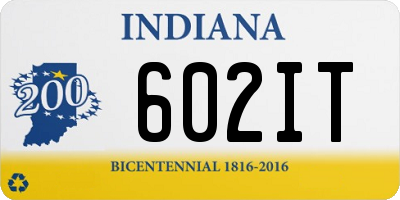 IN license plate 602IT