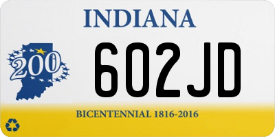 IN license plate 602JD