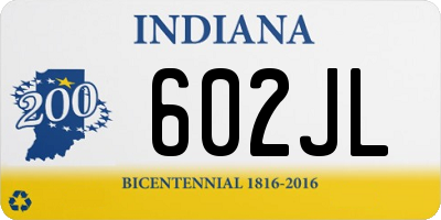 IN license plate 602JL