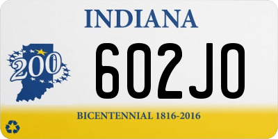 IN license plate 602JO