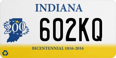 IN license plate 602KQ