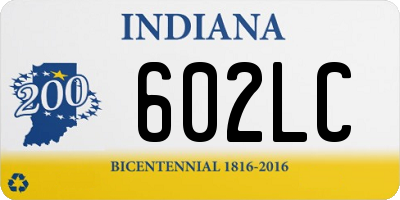 IN license plate 602LC