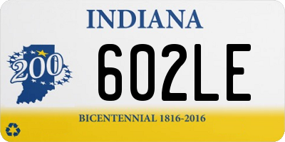 IN license plate 602LE