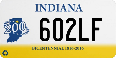 IN license plate 602LF