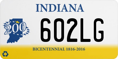 IN license plate 602LG