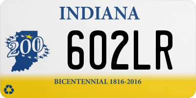 IN license plate 602LR