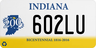 IN license plate 602LU