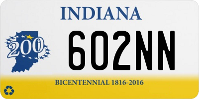 IN license plate 602NN