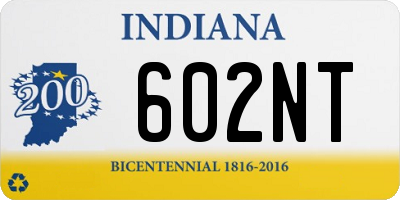 IN license plate 602NT