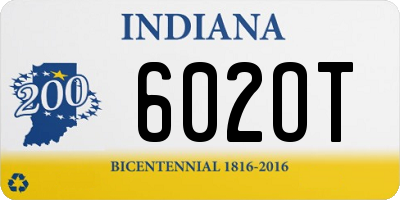 IN license plate 602OT