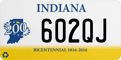 IN license plate 602QJ