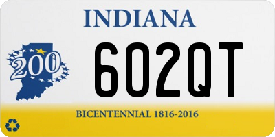 IN license plate 602QT