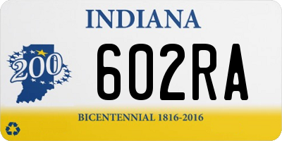 IN license plate 602RA