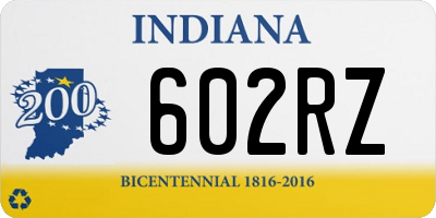 IN license plate 602RZ