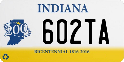 IN license plate 602TA