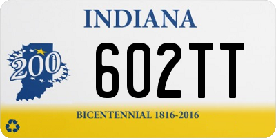 IN license plate 602TT