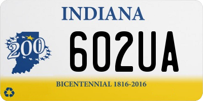 IN license plate 602UA