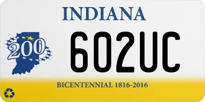 IN license plate 602UC